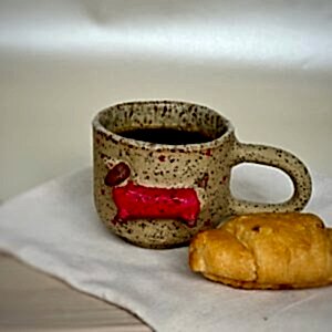 Dachund Mug - RED